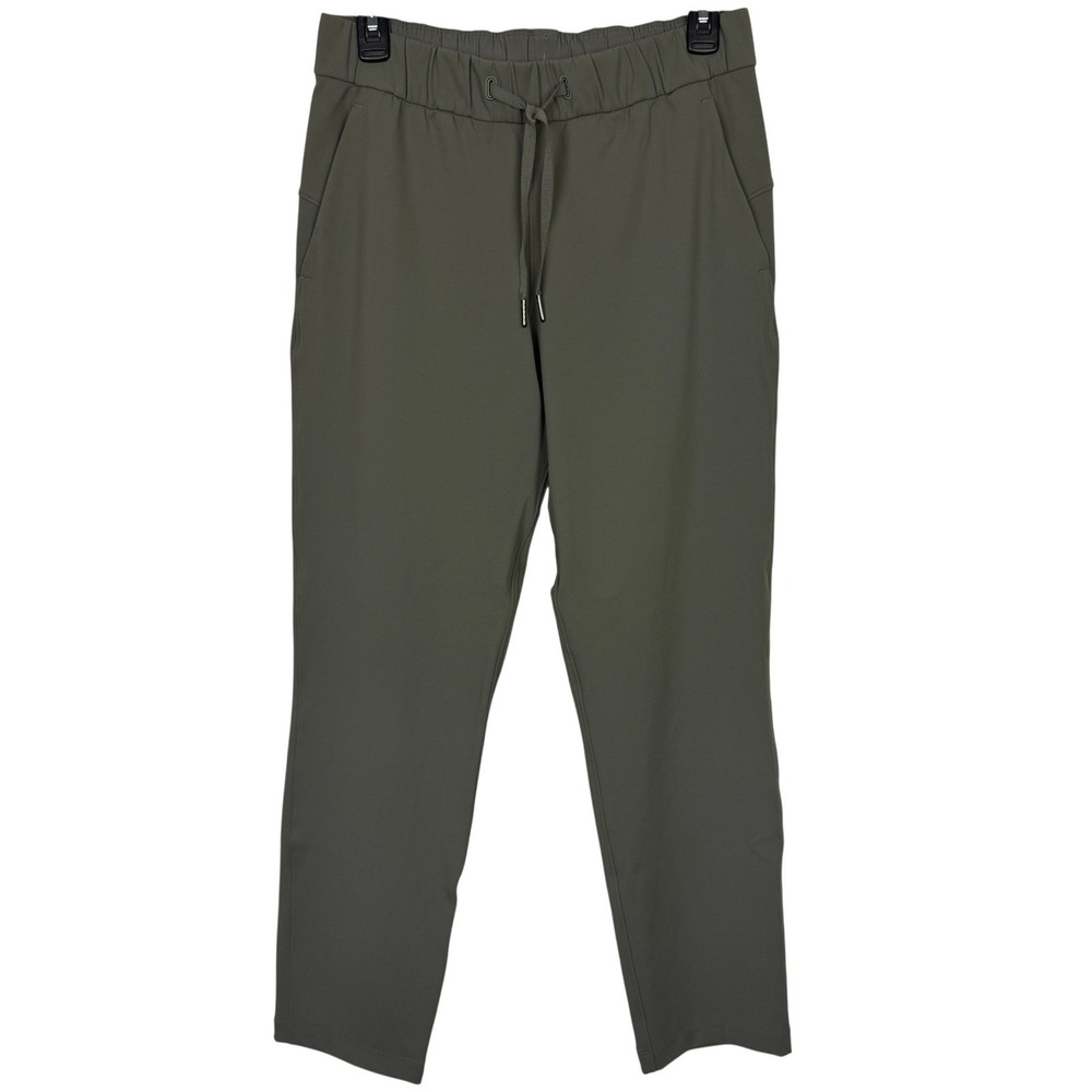 Lululemon ON THE FLY Pant Womens 6 Sage Grey Lightweight W5BPNS Drawstring
